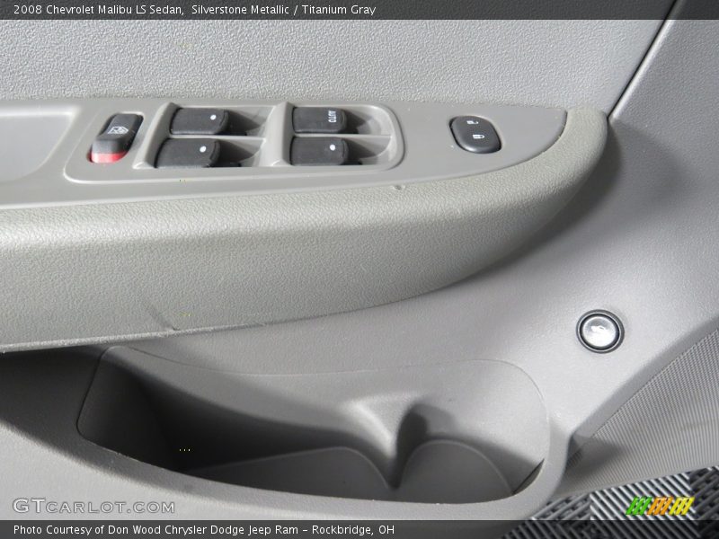 Silverstone Metallic / Titanium Gray 2008 Chevrolet Malibu LS Sedan