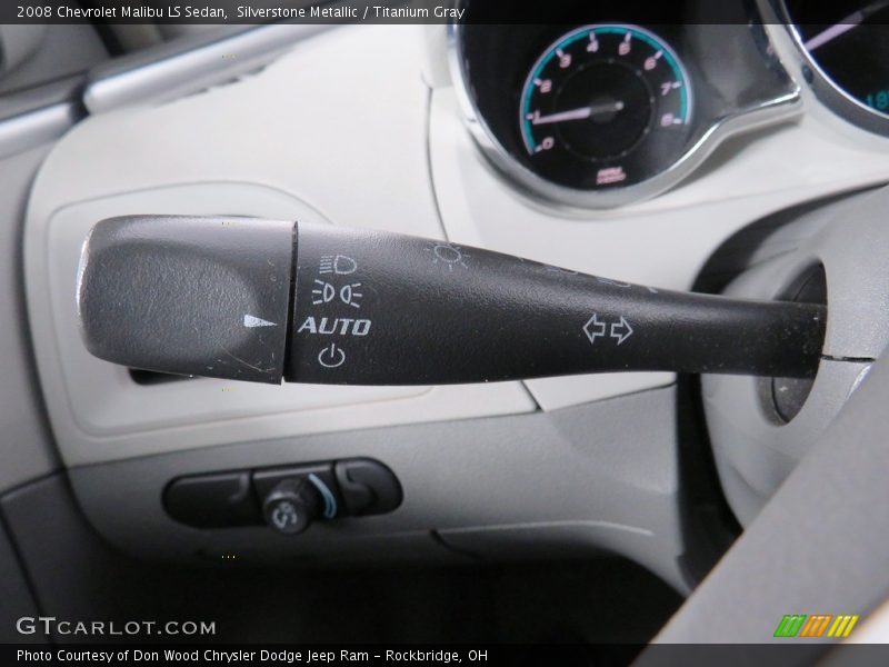 Silverstone Metallic / Titanium Gray 2008 Chevrolet Malibu LS Sedan