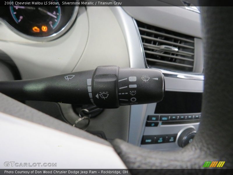 Silverstone Metallic / Titanium Gray 2008 Chevrolet Malibu LS Sedan