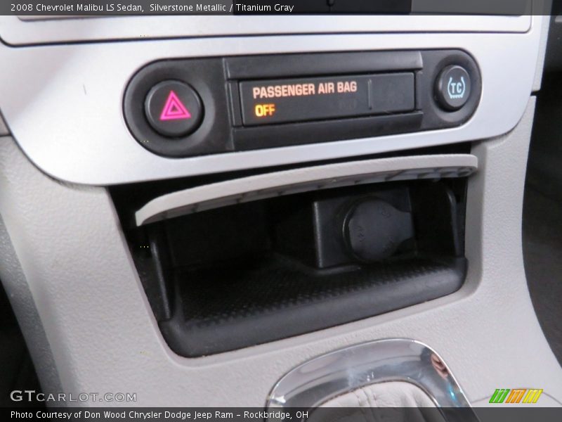 Silverstone Metallic / Titanium Gray 2008 Chevrolet Malibu LS Sedan