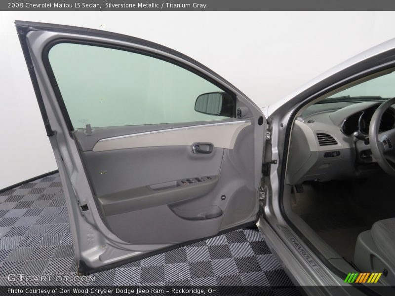 Silverstone Metallic / Titanium Gray 2008 Chevrolet Malibu LS Sedan