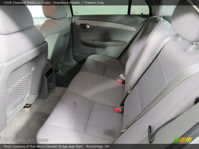 Silverstone Metallic / Titanium Gray 2008 Chevrolet Malibu LS Sedan