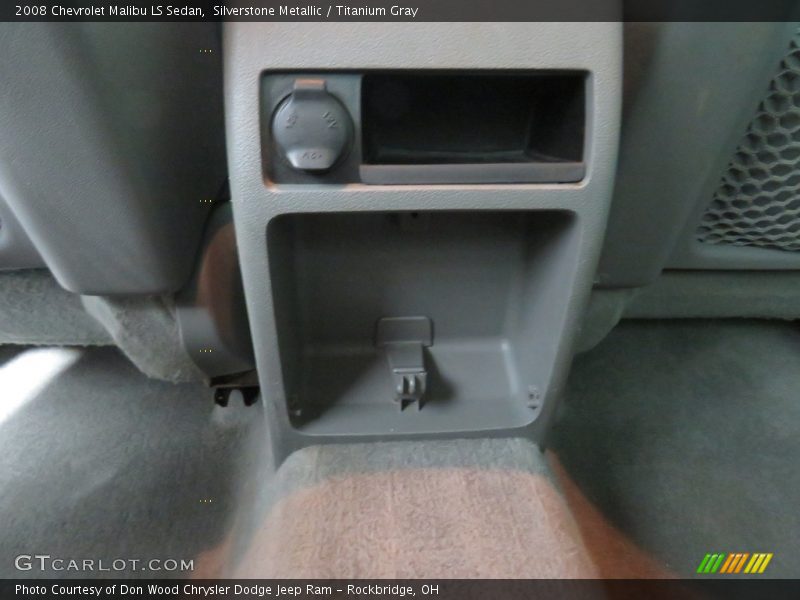 Silverstone Metallic / Titanium Gray 2008 Chevrolet Malibu LS Sedan