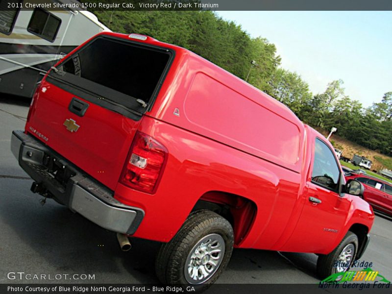 Victory Red / Dark Titanium 2011 Chevrolet Silverado 1500 Regular Cab