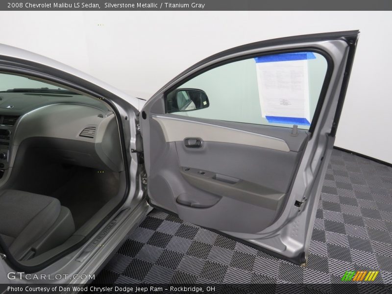 Silverstone Metallic / Titanium Gray 2008 Chevrolet Malibu LS Sedan
