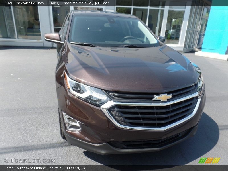 Chocolate Metallic / Jet Black 2020 Chevrolet Equinox LT AWD