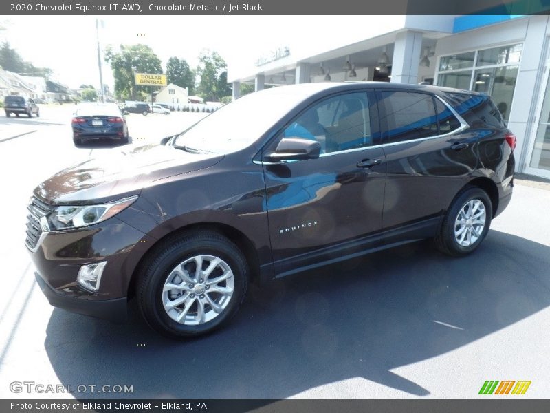 Chocolate Metallic / Jet Black 2020 Chevrolet Equinox LT AWD