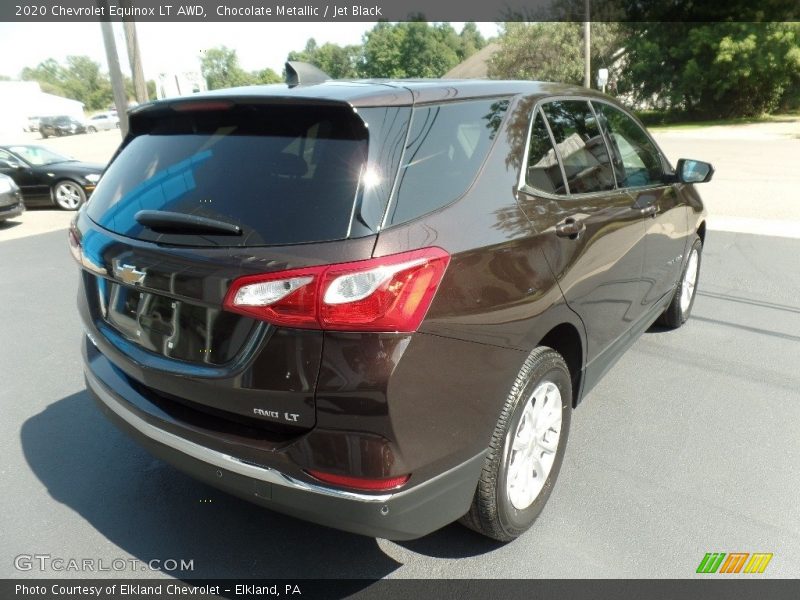 Chocolate Metallic / Jet Black 2020 Chevrolet Equinox LT AWD