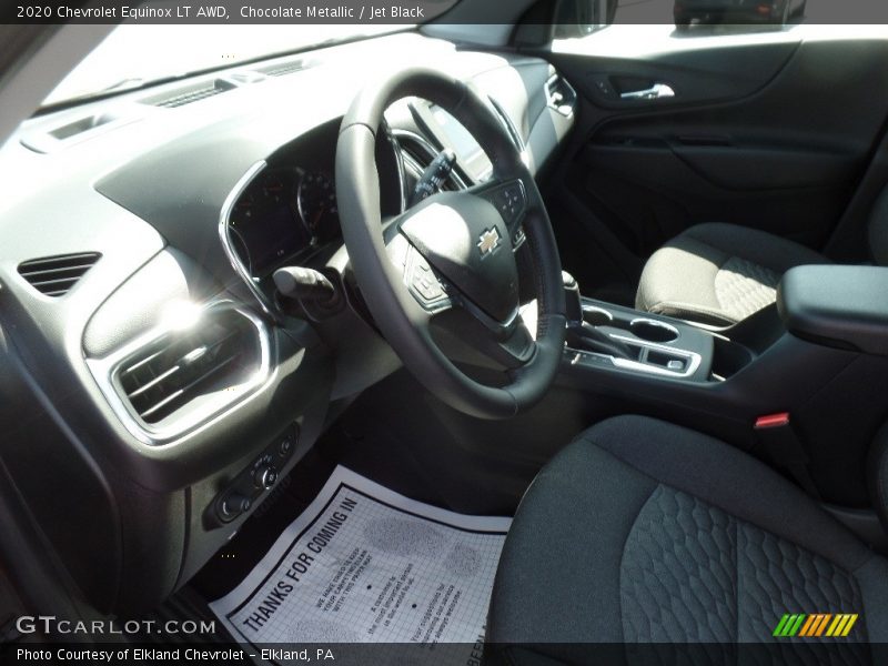 Chocolate Metallic / Jet Black 2020 Chevrolet Equinox LT AWD