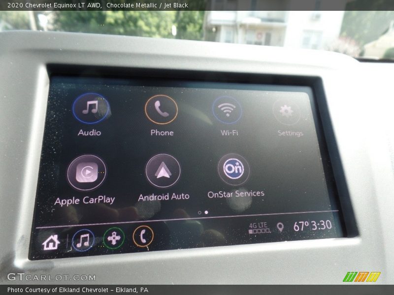 Chocolate Metallic / Jet Black 2020 Chevrolet Equinox LT AWD