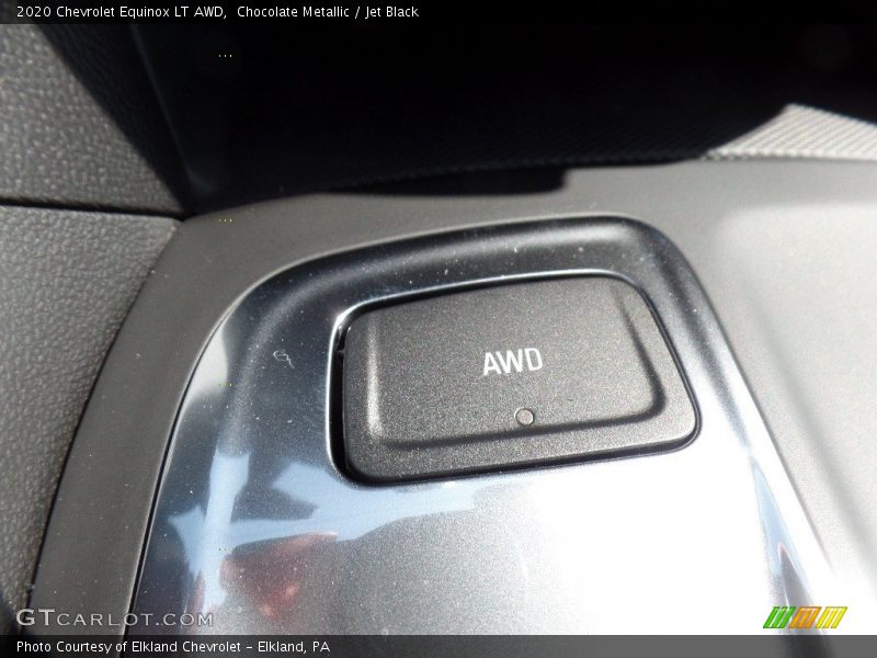 Chocolate Metallic / Jet Black 2020 Chevrolet Equinox LT AWD