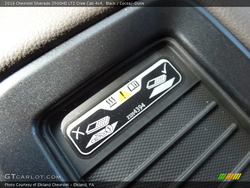 Black / Cocoa/­Dune 2019 Chevrolet Silverado 3500HD LTZ Crew Cab 4x4