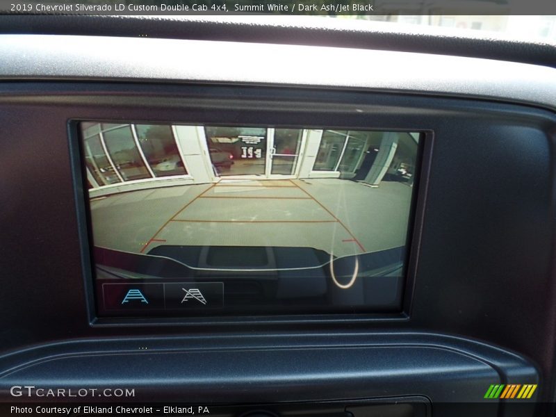 Summit White / Dark Ash/Jet Black 2019 Chevrolet Silverado LD Custom Double Cab 4x4
