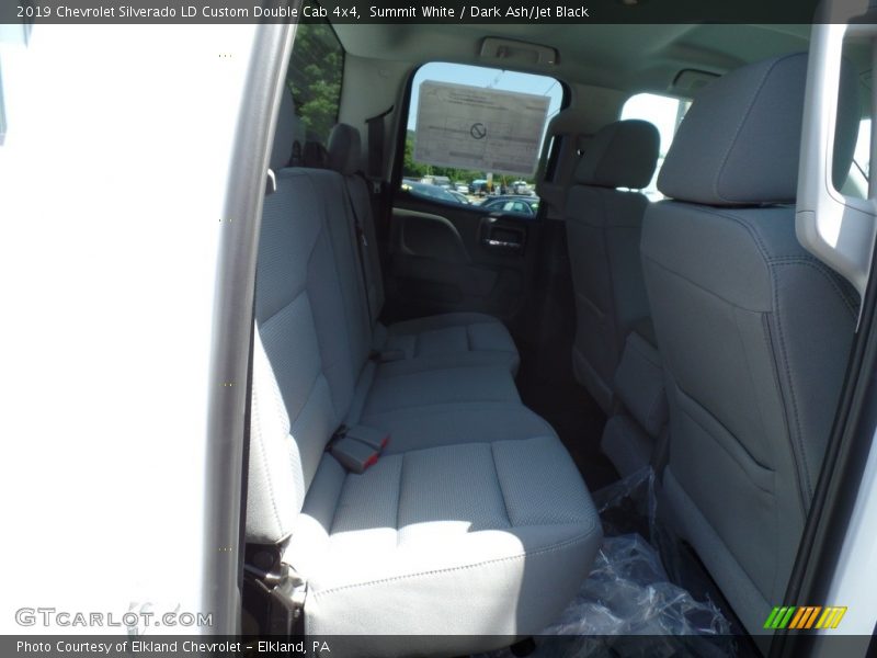 Summit White / Dark Ash/Jet Black 2019 Chevrolet Silverado LD Custom Double Cab 4x4