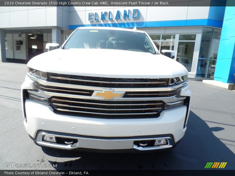 Iridescent Pearl Tricoat / Jet Black 2019 Chevrolet Silverado 1500 High Country Crew Cab 4WD