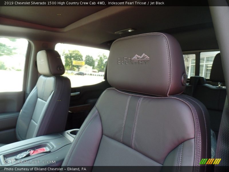 Iridescent Pearl Tricoat / Jet Black 2019 Chevrolet Silverado 1500 High Country Crew Cab 4WD