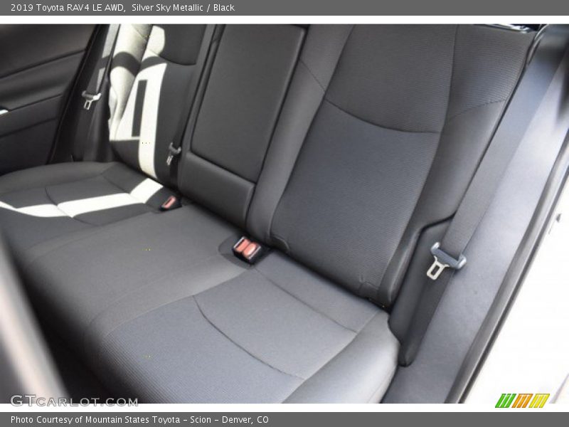 Silver Sky Metallic / Black 2019 Toyota RAV4 LE AWD