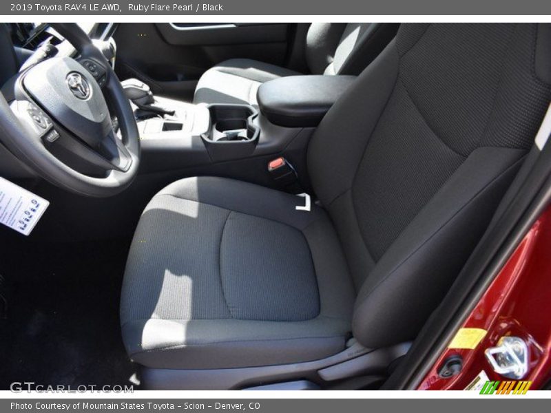 Ruby Flare Pearl / Black 2019 Toyota RAV4 LE AWD