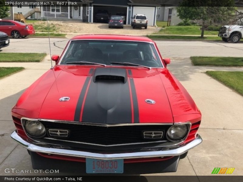 Red / Black 1970 Ford Mustang Mach 1