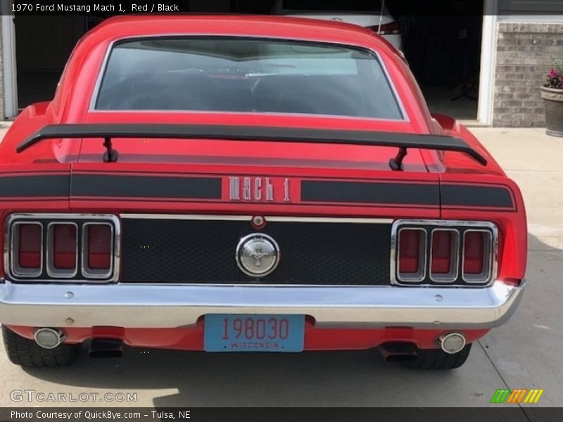 Red / Black 1970 Ford Mustang Mach 1