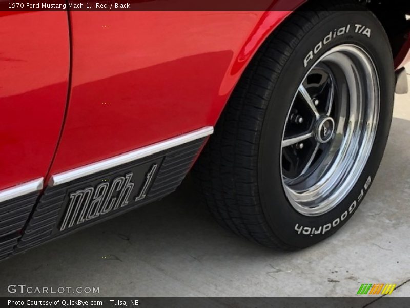 Red / Black 1970 Ford Mustang Mach 1