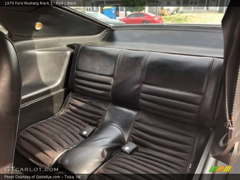 Rear Seat of 1970 Mustang Mach 1