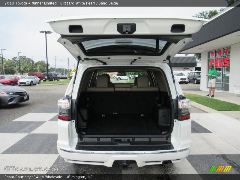 Blizzard White Pearl / Sand Beige 2018 Toyota 4Runner Limited
