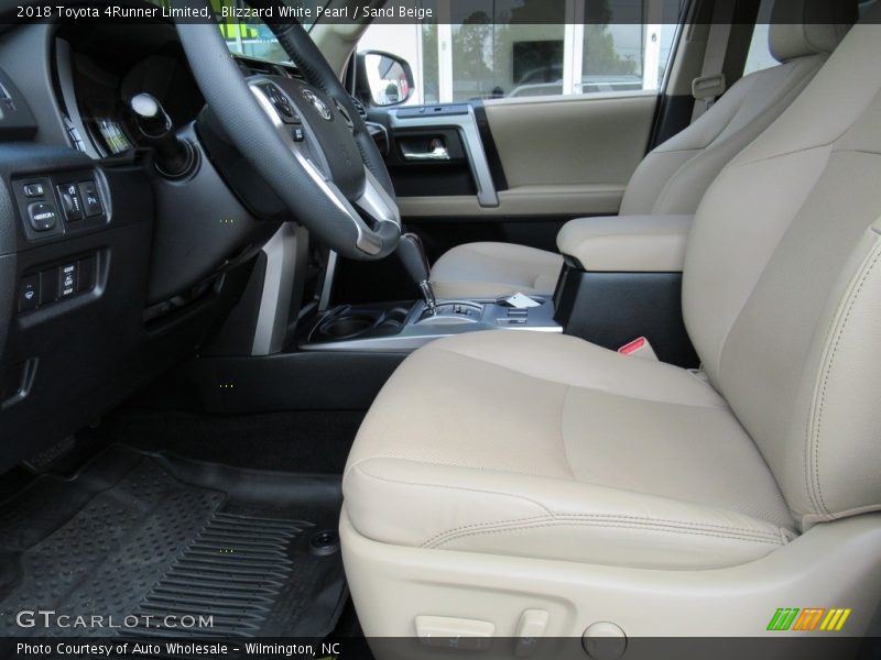 Blizzard White Pearl / Sand Beige 2018 Toyota 4Runner Limited