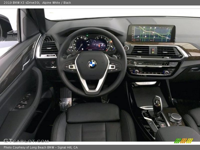 Alpine White / Black 2019 BMW X3 sDrive30i