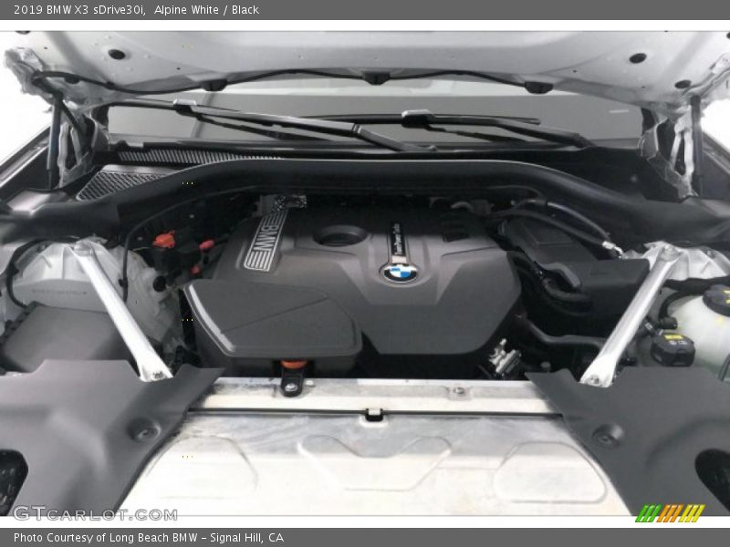 Alpine White / Black 2019 BMW X3 sDrive30i