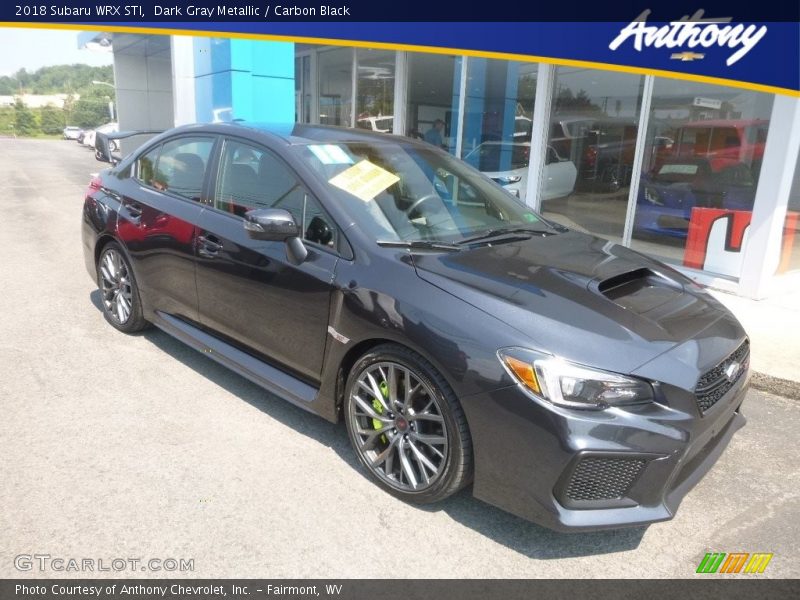 Dark Gray Metallic / Carbon Black 2018 Subaru WRX STI