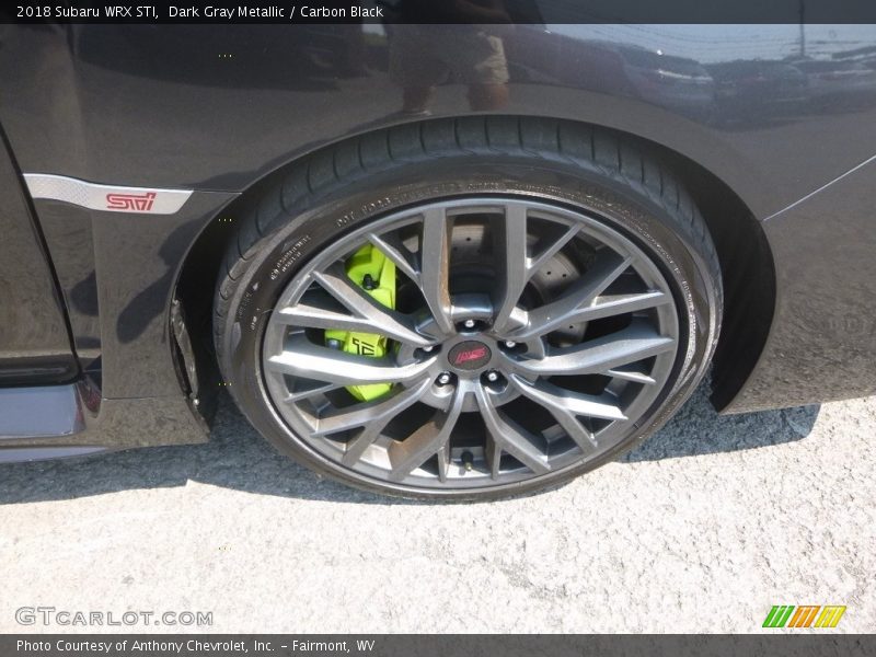 Dark Gray Metallic / Carbon Black 2018 Subaru WRX STI