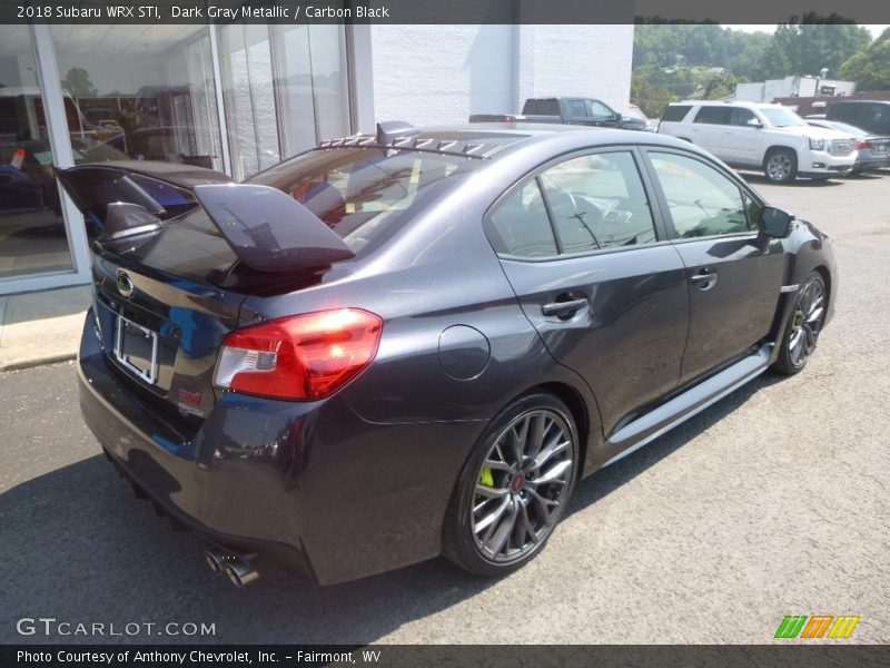 Dark Gray Metallic / Carbon Black 2018 Subaru WRX STI