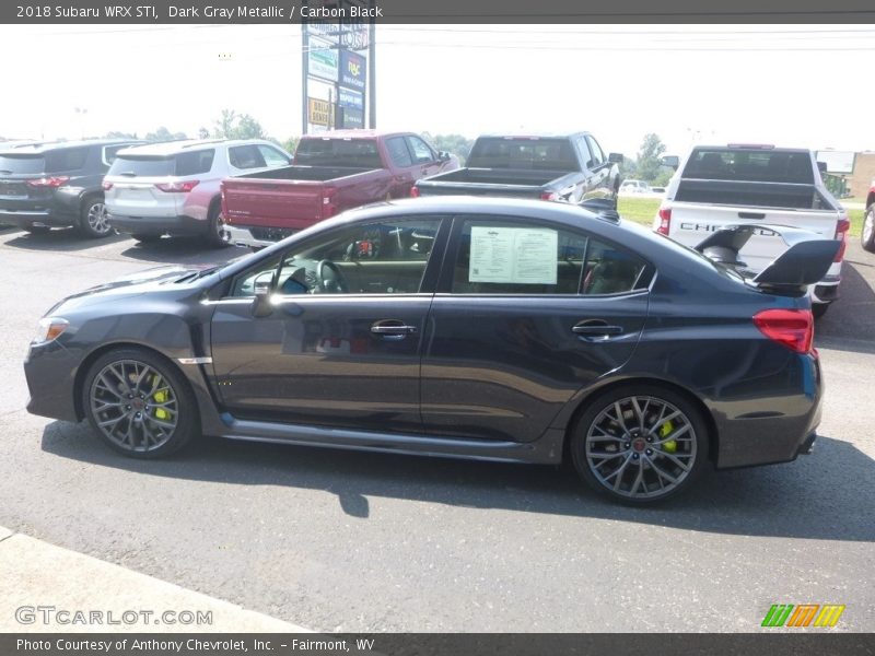 Dark Gray Metallic / Carbon Black 2018 Subaru WRX STI