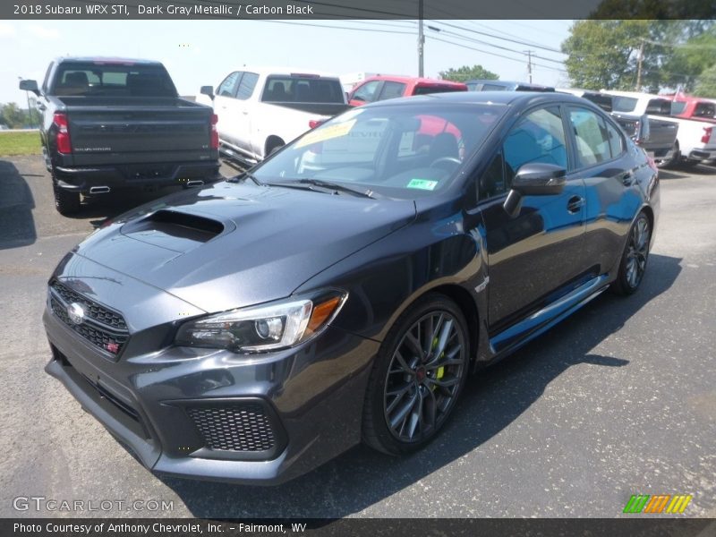 Dark Gray Metallic / Carbon Black 2018 Subaru WRX STI