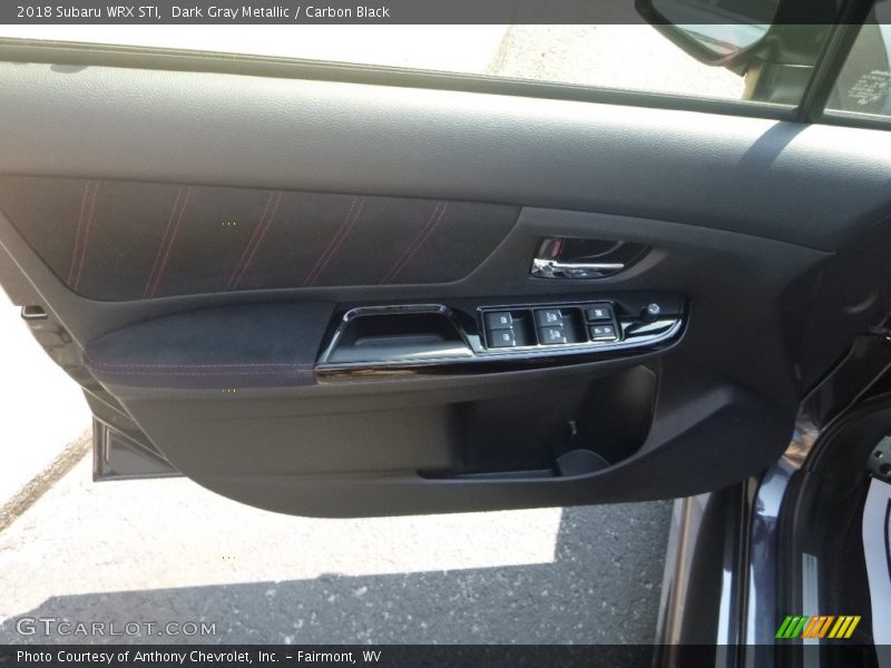 Dark Gray Metallic / Carbon Black 2018 Subaru WRX STI