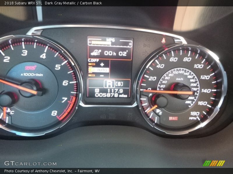  2018 WRX STI STI Gauges