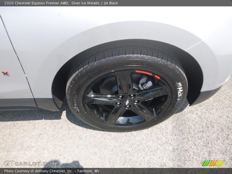 Silver Ice Metallic / Jet Black 2020 Chevrolet Equinox Premier AWD