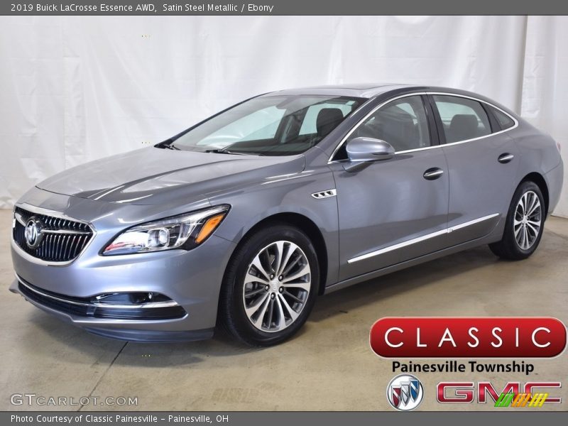 Satin Steel Metallic / Ebony 2019 Buick LaCrosse Essence AWD