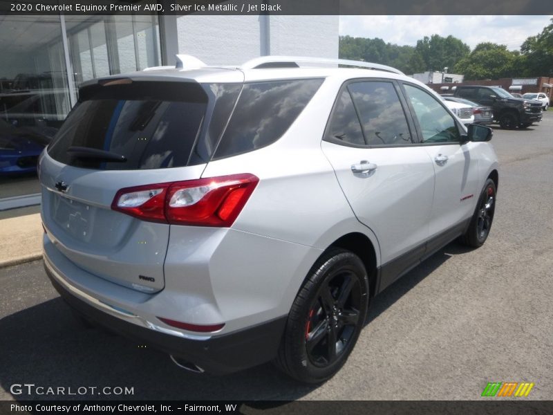 Silver Ice Metallic / Jet Black 2020 Chevrolet Equinox Premier AWD