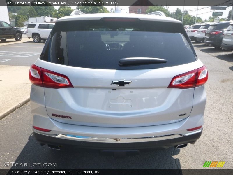 Silver Ice Metallic / Jet Black 2020 Chevrolet Equinox Premier AWD