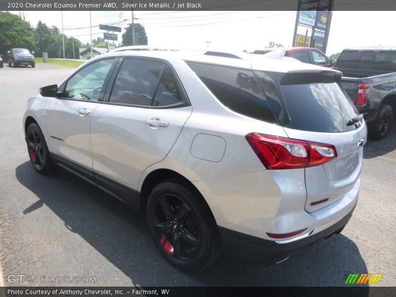 Silver Ice Metallic / Jet Black 2020 Chevrolet Equinox Premier AWD