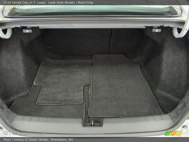 Lunar Silver Metallic / Black/Gray 2016 Honda Civic LX-P Coupe