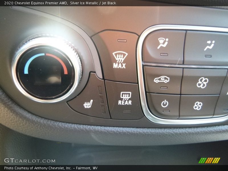 Silver Ice Metallic / Jet Black 2020 Chevrolet Equinox Premier AWD