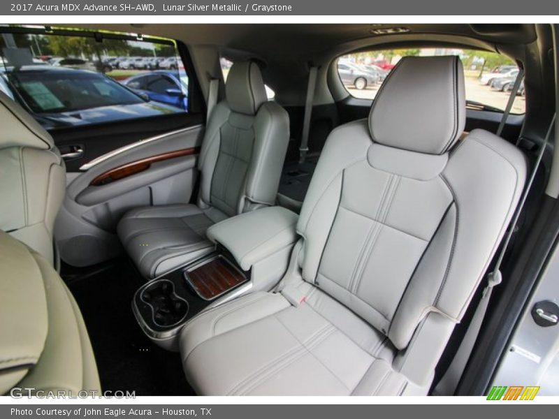 Lunar Silver Metallic / Graystone 2017 Acura MDX Advance SH-AWD
