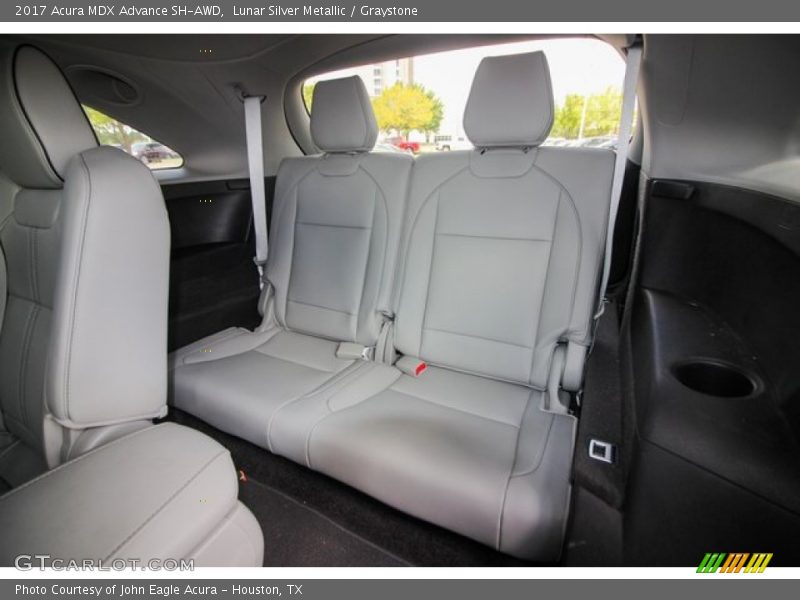 Lunar Silver Metallic / Graystone 2017 Acura MDX Advance SH-AWD