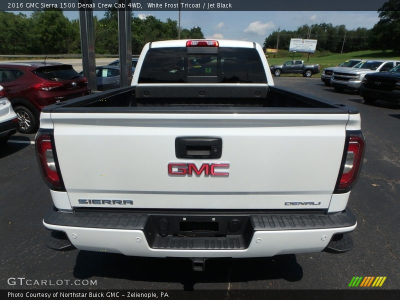White Frost Tricoat / Jet Black 2016 GMC Sierra 1500 Denali Crew Cab 4WD