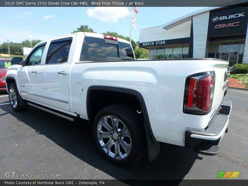 White Frost Tricoat / Jet Black 2016 GMC Sierra 1500 Denali Crew Cab 4WD