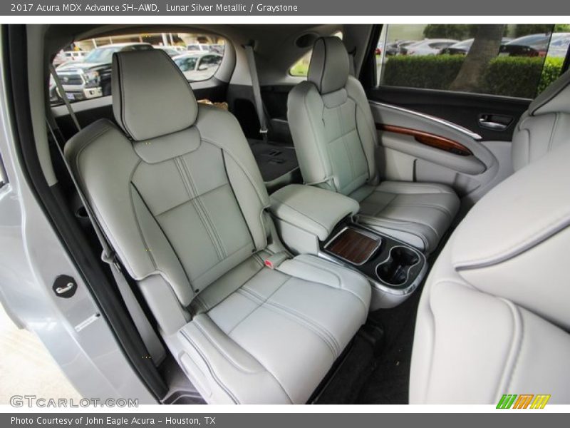 Lunar Silver Metallic / Graystone 2017 Acura MDX Advance SH-AWD