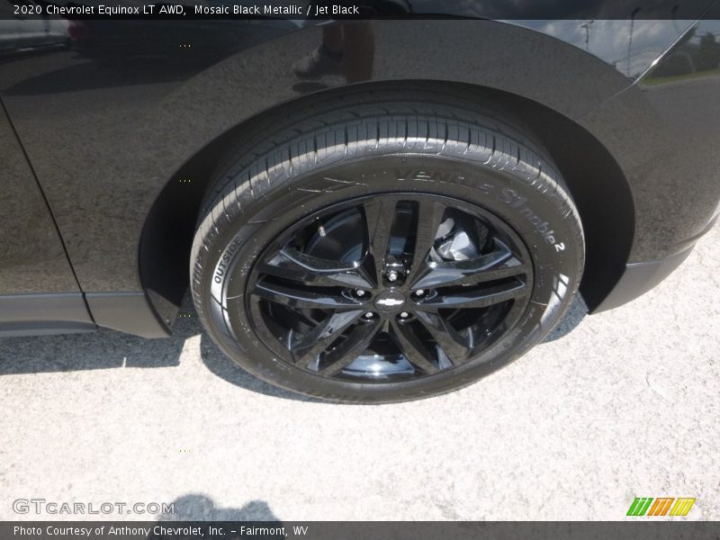 Mosaic Black Metallic / Jet Black 2020 Chevrolet Equinox LT AWD